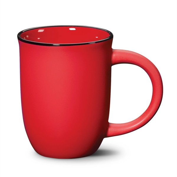 The subtle, sleek curved surface of the Fiona ceramic mug bells... from ASI 84592 St Regis Group