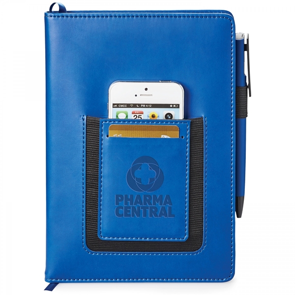 This perfect bound, non-refillable hard cover journal with 192 perforated, ivory... from ASI 88660 Spector & Co.