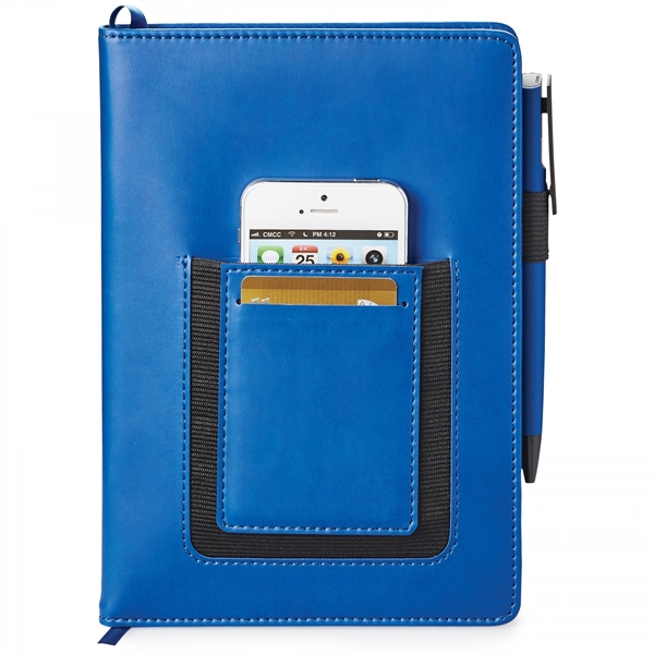 This perfect bound, non-refillable hard cover journal with 192 perforated, ivory... from ASI 88660 Spector & Co.