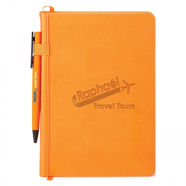 Combo includes ST4360 vinyl journal with 192 ivory lined, perforated pages... from ASI 88660 Spector & Co.