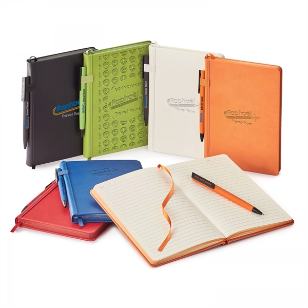 Combo includes ST4360 vinyl journal with 192 ivory lined, perforated pages... from ASI 88660 Spector & Co.
