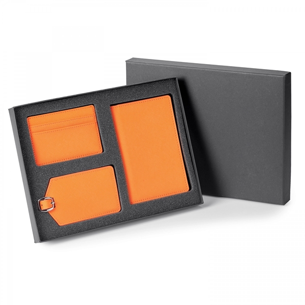 Gift Set includes  ST147 TOSCANO RFID PASSPORT HOLDER G528 TOSCANO... from ASI 88660 Spector & Co.