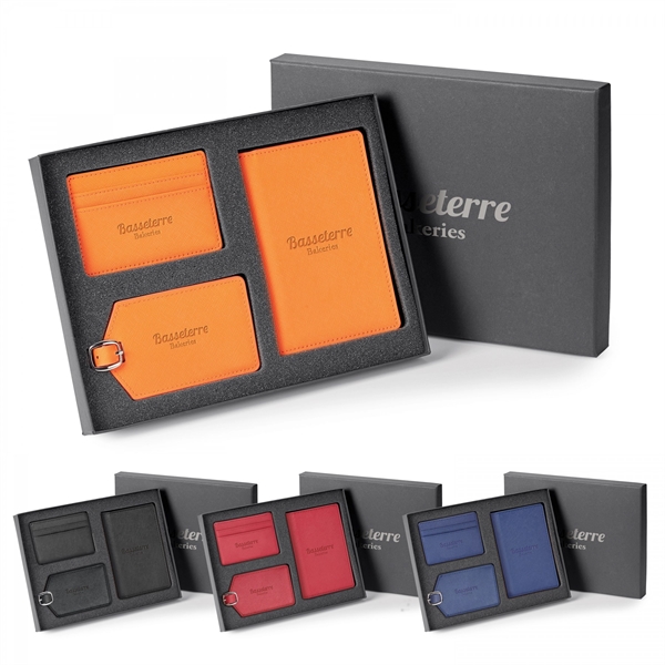 Gift Set includes  ST147 TOSCANO RFID PASSPORT HOLDER G528 TOSCANO... from ASI 88660 Spector & Co.