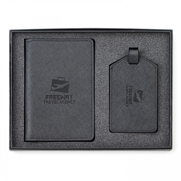 Kit includes P521 2-Piece gift box   ST147 Toscano RFID... from ASI 88660 Spector & Co.