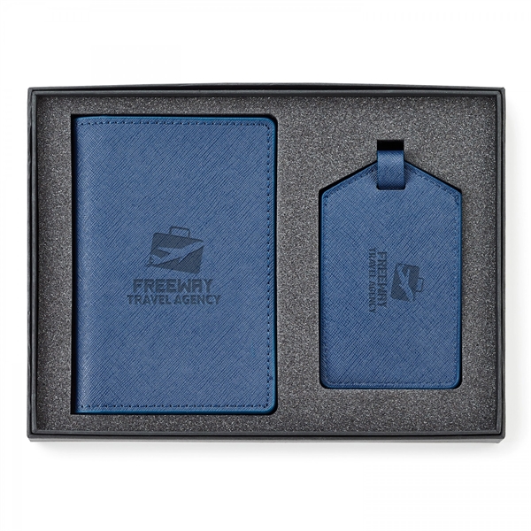 Kit includes P521 2-Piece gift box   ST147 Toscano RFID... from ASI 88660 Spector & Co.