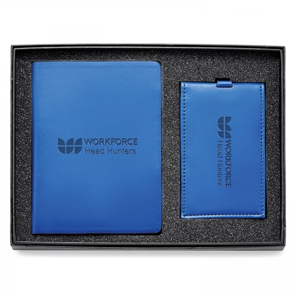 Kit includes. G527 Donald luggage tag.  ST145 Donald RFID passport... from ASI 88660 Spector & Co.