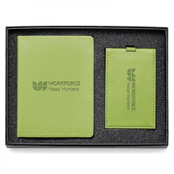 Kit includes. G527 Donald luggage tag.  ST145 Donald RFID passport... from ASI 88660 Spector & Co.