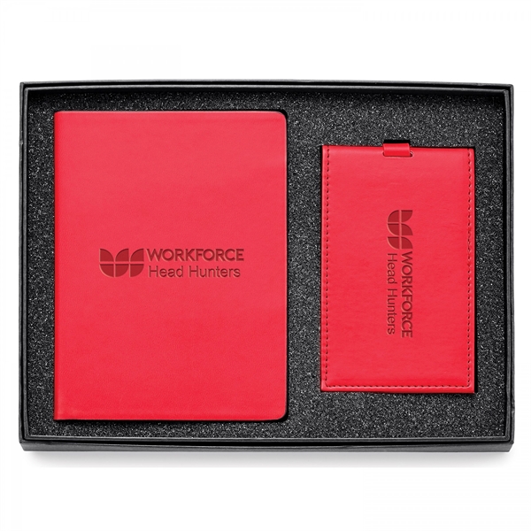 Kit includes. G527 Donald luggage tag.  ST145 Donald RFID passport... from ASI 88660 Spector & Co.