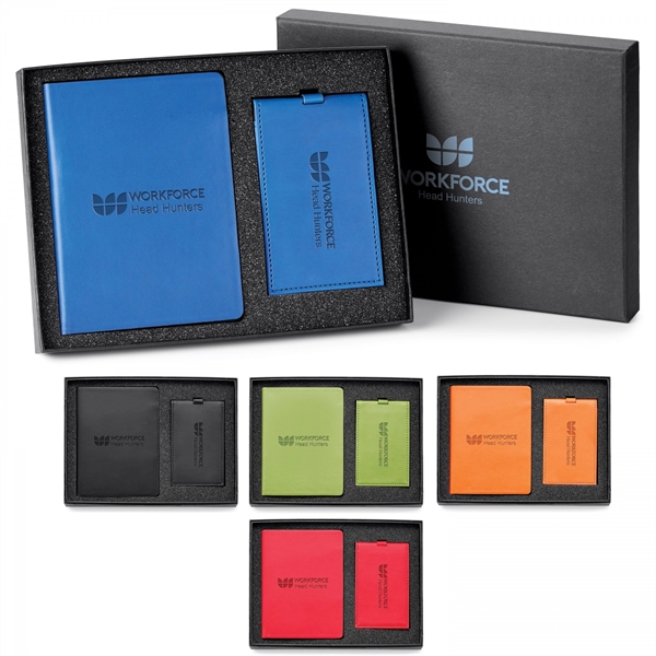 Kit includes. G527 Donald luggage tag.  ST145 Donald RFID passport... from ASI 88660 Spector & Co.