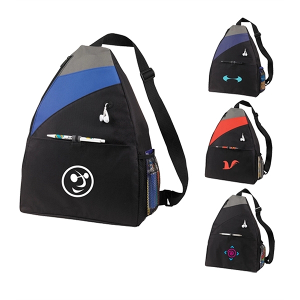 Large sling backpack with large main zipper compartment.... from ASI 40544 Binaco / Binaline
