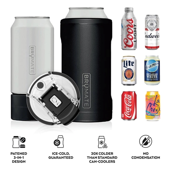 Brumate Hopsulator Hopsulator trio muv 3 IN 1 Can Cooler Beverage... from ASI 72657 Active Life Promo / Apres Ski