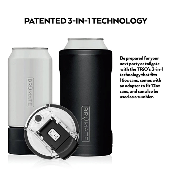 Brumate Hopsulator Hopsulator trio muv 3 IN 1 Can Cooler Beverage... from ASI 72657 Active Life Promo / Apres Ski
