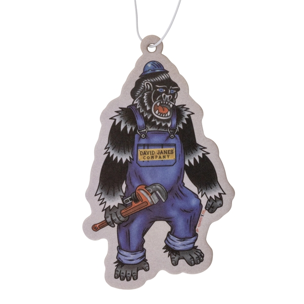 4" x 3.85" two sided paper custom air freshener with hanging... from ASI 52263 EMT / EMT EMT EASY