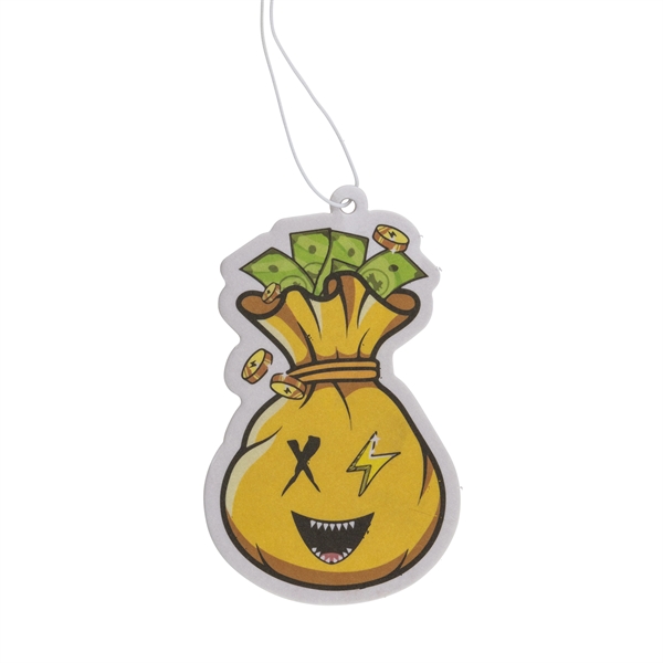 4" x 3.85" two sided paper custom air freshener with hanging... from ASI 52263 EMT / EMT EMT EASY