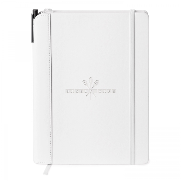 Combo includes ST4237 vinyl journal with 192 ivory lined pages non-refillable... from ASI 88660 Spector & Co.