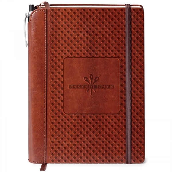 Combo includes ST4237 vinyl journal with 192 ivory lined pages non-refillable... from ASI 88660 Spector & Co.