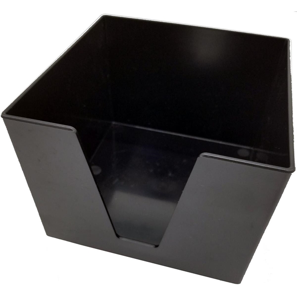 Black plastic napkin holder with customization on all four sides.... from ASI 62677 iline PROMO (The Innovative Line)