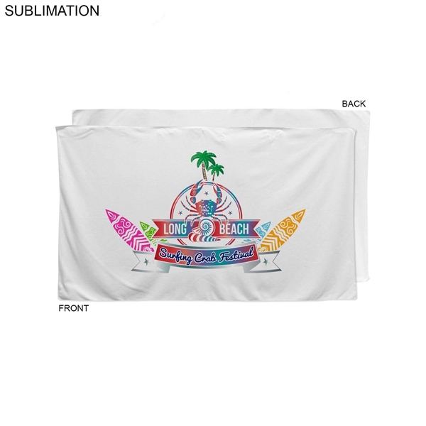 35" x 60" velour cotton blend beach towel with full-color sublimation... from ASI 53509 FIEL-Fairdeal Import & Export / FIEL