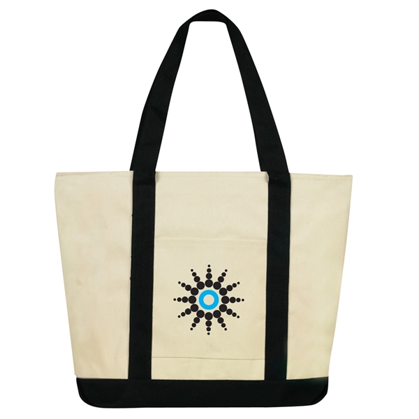 Canvas boat bag with main full zipper gusset compartment.... from ASI 40544 Binaco / Binaline