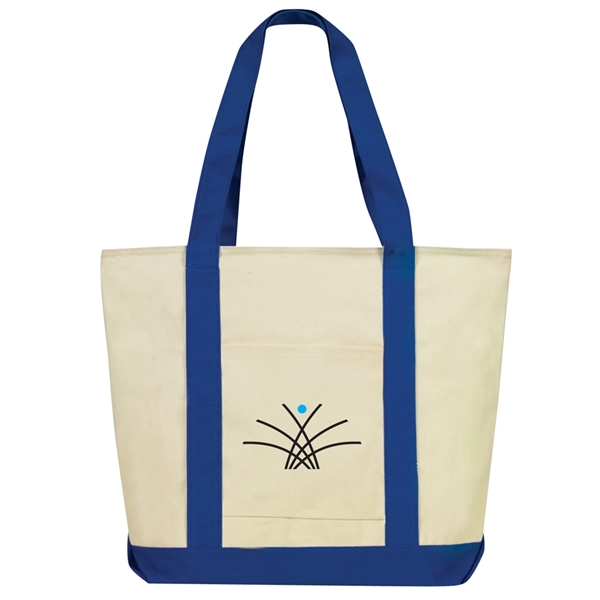 Canvas boat bag with main full zipper gusset compartment.... from ASI 40544 Binaco / Binaline