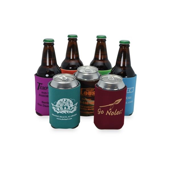 Bottoms up with this can cooler made of open cell foam.... from ASI 38980 Bay State Specialty Co