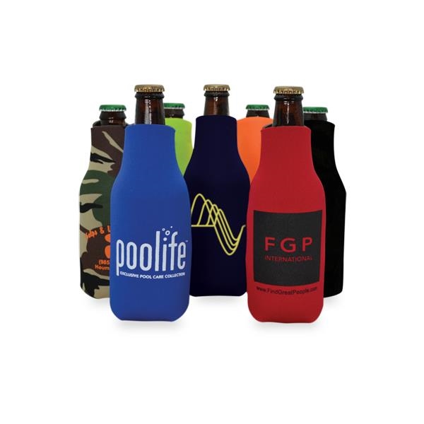 Fill'er up with the zipper bottle cooler made of open cell... from ASI 38980 Bay State Specialty Co