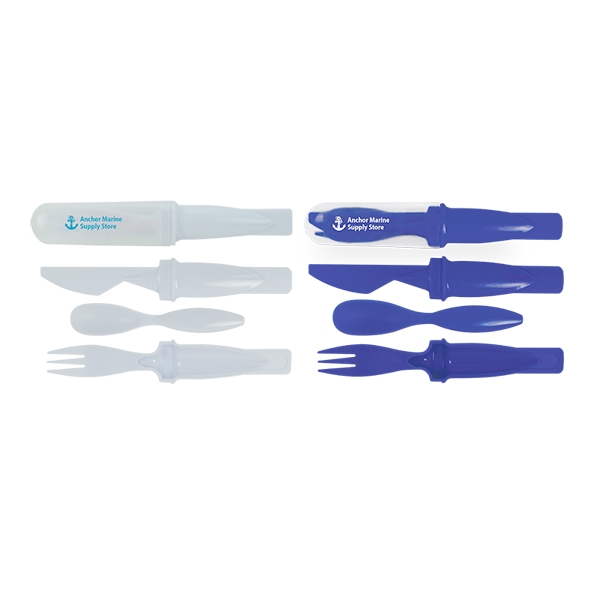 Eat on the go with the three for me portable cutlery... from ASI 38980 Bay State Specialty Co