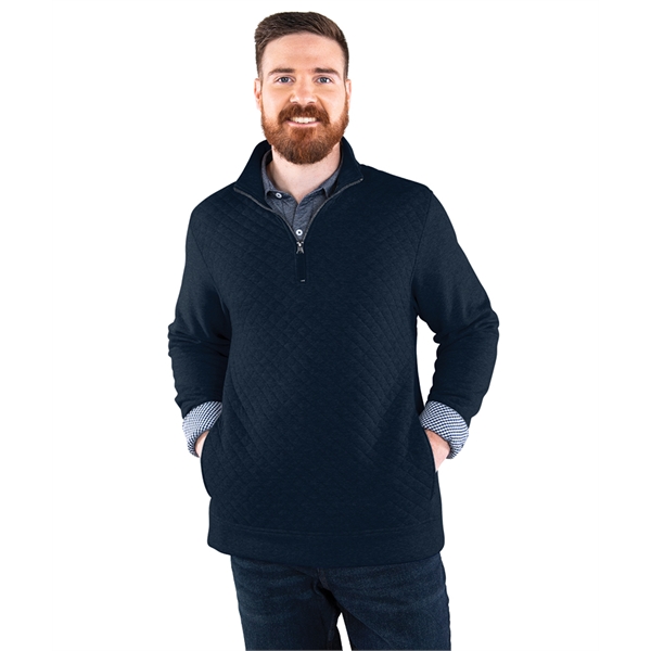 Our stylish and comfortable Men's Franconia Quilted Pullover gives a classic... from ASI 44620 Charles River Apparel