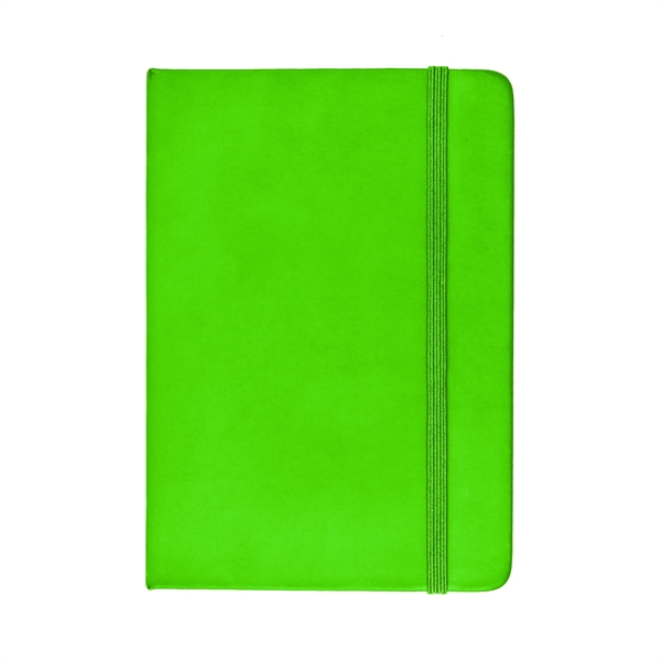 Leatherette journal with 5" x 7" tablet size, 80 sheets of... from ASI 99030 Zipline