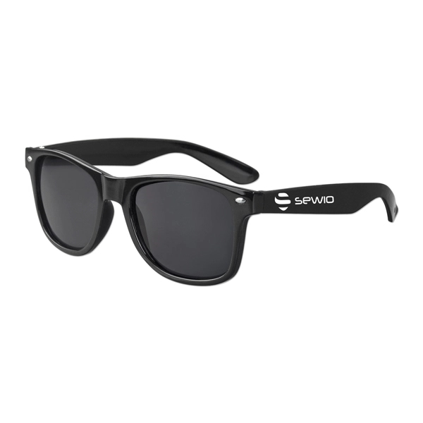 Adult sized plastic sunglasses with UV400 protection and an imprint on... from ASI 98360 WOWLine / WOWLine®