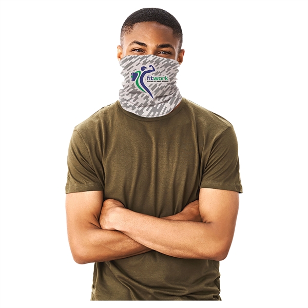 9.25" x 17.5" custom printed solar vapor gaiter with moisture wicking... from ASI 92531 Unique Custom Products / UCP