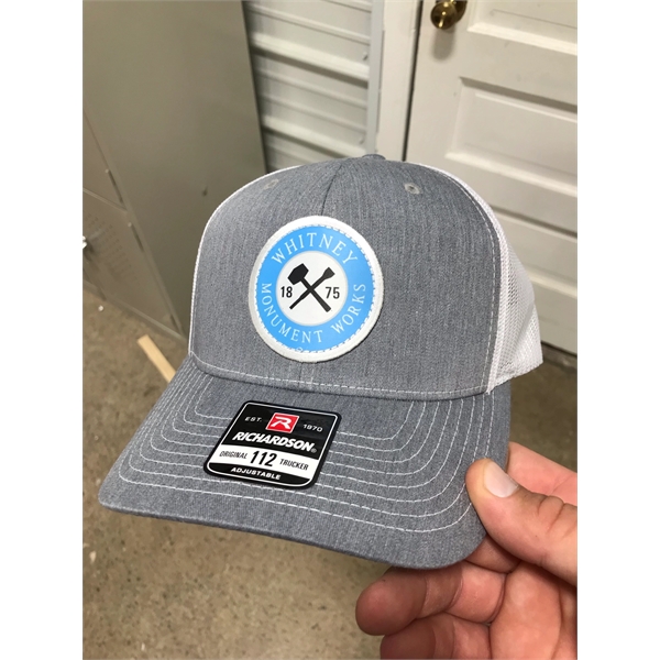 Richardson 112 Trucker Hat with Sublimated Patch... from ASI 38195 Overnightline