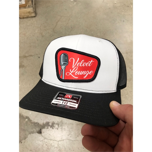 Richardson 112 Trucker Hat with Sublimated Patch... from ASI 38195 Overnightline