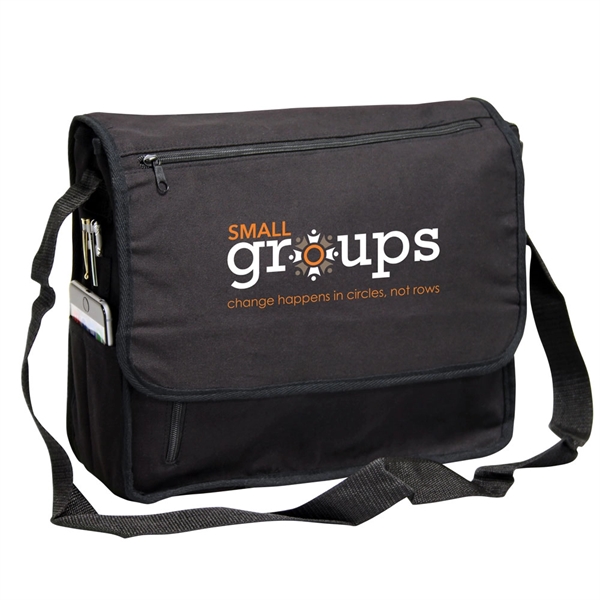 12 oz. cotton canvas, dual   strips, 9" vertical zippered... from ASI 79384 Preferred Nation Inc / G-tech