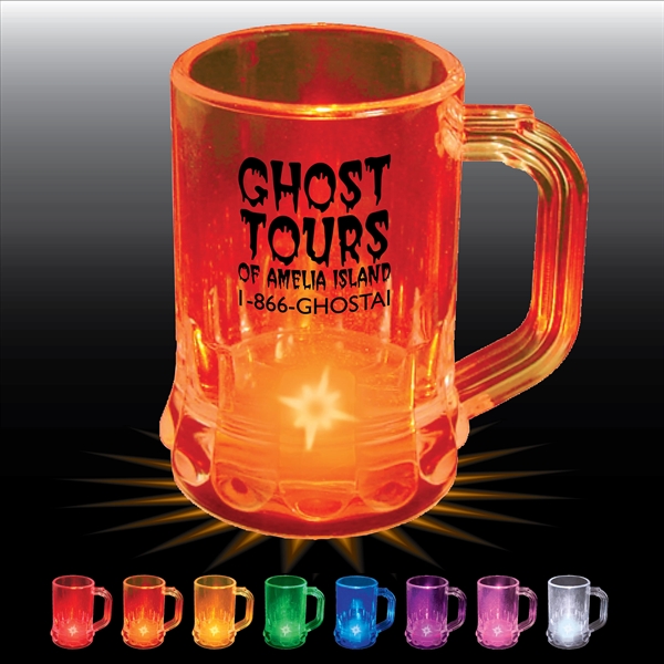 1.5 oz. Clear Plastic Mini Mug Light-Up Shot Glass. Easy on-off,... from ASI 61952 Howw Mfg Co Inc / Howw USA