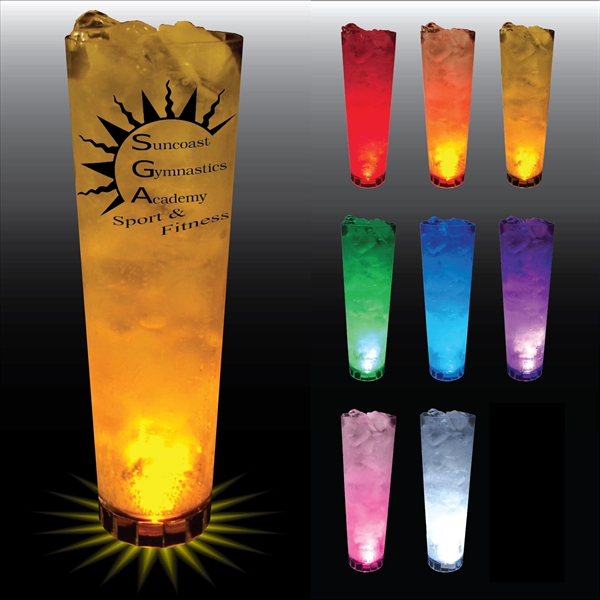 Light-Up Plastic Tumbler. Choice of 9 Lights with 2 lighting effects,... from ASI 61952 Howw Mfg Co Inc / Howw USA