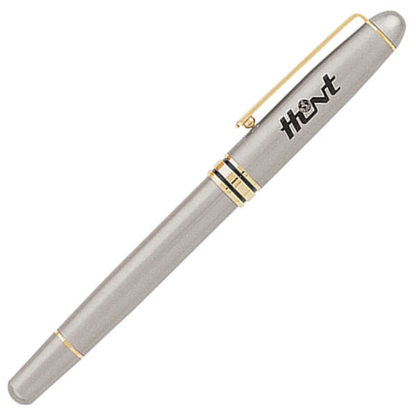 Cap-off roller ball pen with enamel finish.... from ASI 79535 Primetime / Primetime