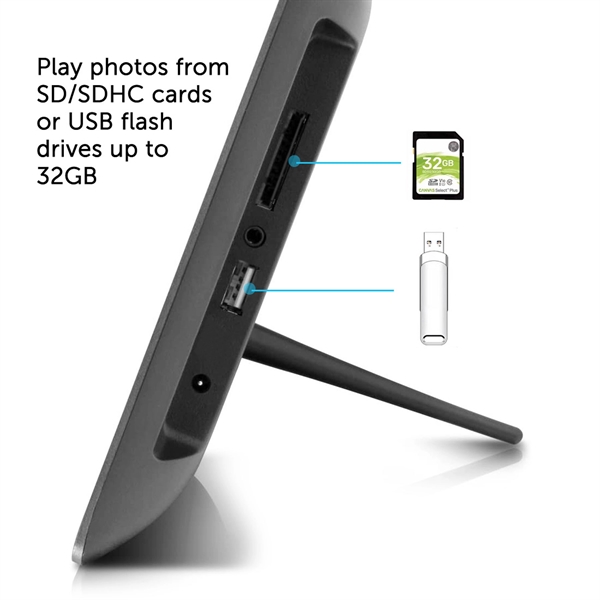 8" digital photo frame with vivid LCD screen, SD/SDHC card storage... from ASI 39820 Opusline (Benmex) / Opus Line
