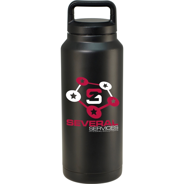 1 liter stainless steel tumbler with twist on/off lid and plastic... from ASI 71920 Moderne Glass Company Inc / Glass America® MB Works Premium Line