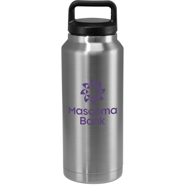 1 liter stainless steel tumbler with twist on/off lid and plastic... from ASI 71920 Moderne Glass Company Inc / Glass America® MB Works Premium Line