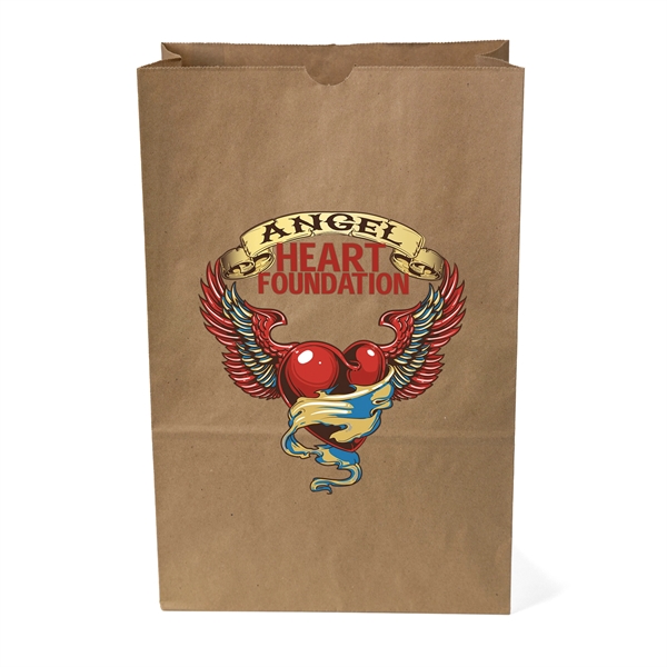 57# Brown Paper Barrel Bags... from ASI 37940 Bag Makers Inc