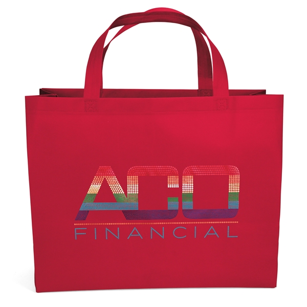 Non woven budget tote with heat-sealed handles.... from ASI 37940 Bag Makers Inc