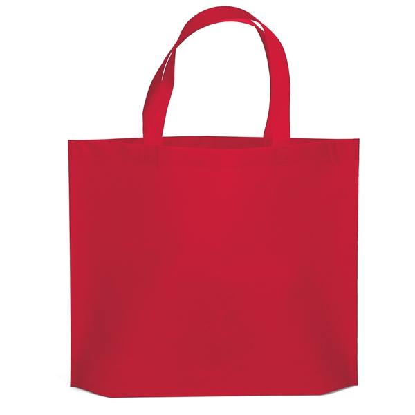Budget non woven tote with heat-sealed handles.... from ASI 37940 Bag Makers Inc