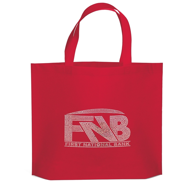 Budget non woven tote with heat-sealed handles.... from ASI 37940 Bag Makers Inc