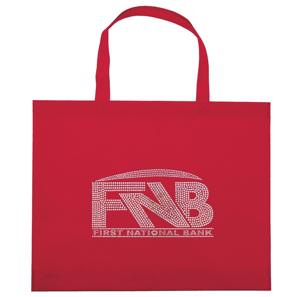 Budget non woven tote with heat-sealed handles.... from ASI 37940 Bag Makers Inc