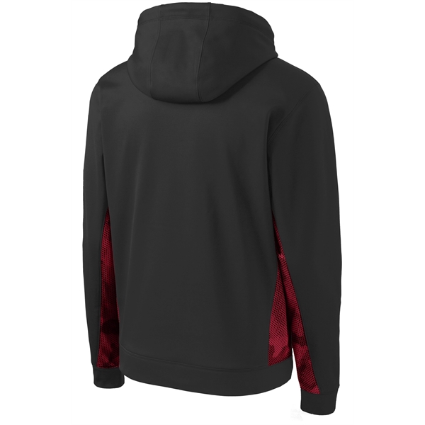 Sport-Tek Youth Sport-Wick CamoHex Fleece Colorblock Hood...... from ASI 84863 SanMar
