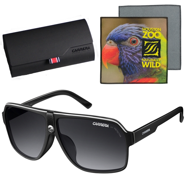 Gift set with sunglasses, cleaning cloth and protective carrying case.... from ASI 57653 Gold Bond