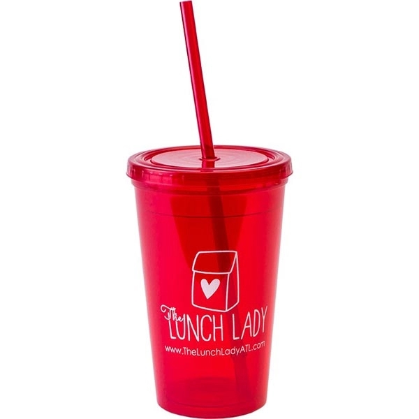 16 oz. double wall polypropylene tumbler helps keep drinks hot or... from ASI 67075 Leprechaun Promotions, LLC / Leprechaun Promotions