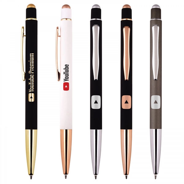 The Top Notch Reflection is an aluminum 2-in-1 push-action ballpoint pen... from ASI 88660 Spector & Co.