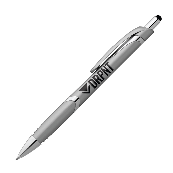 5.76" x .45" x 1.41" Gemini Softy plunger-action ballpoint pen with... from ASI 62088 IDProductsource